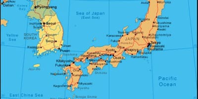 Mapa del antiguo japón