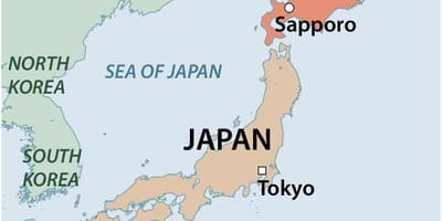 Mapa del norte de japón