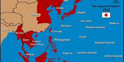Mapa del imperio japonés