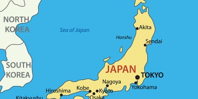Mapa de japón