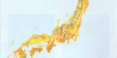 Mapa de japón vegetación