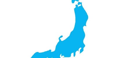 Japón mapa del vector